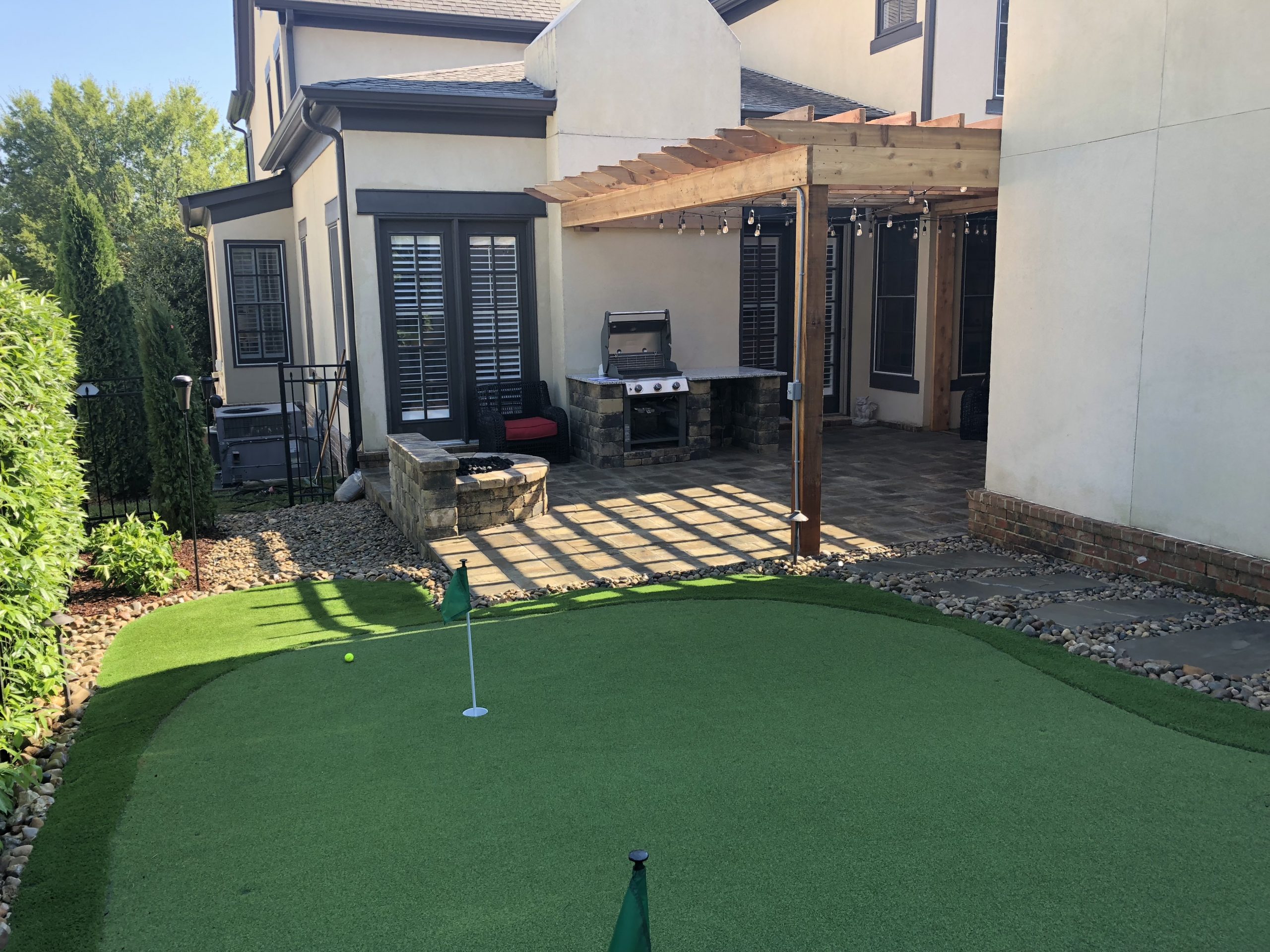 Hermitage Golf Pad Installation